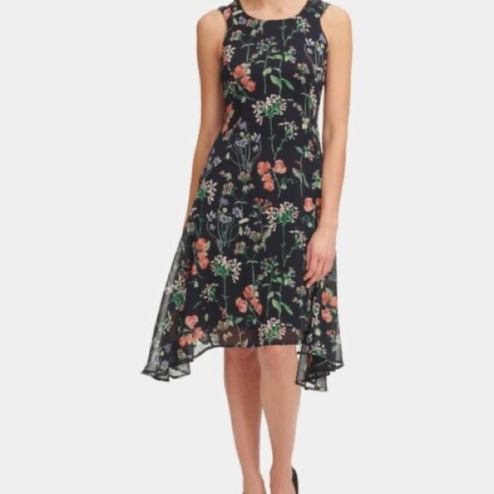 Tommy Hilfiger sleeveless floral shift dress